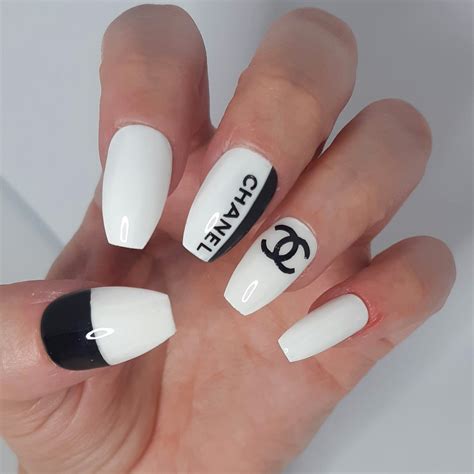 chanel nail designs|chanel nails images.